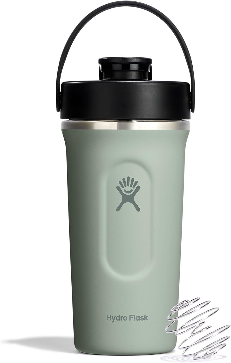 Hydro Flask Insulated Shaker Bottle 709 ml (24 oz) - Leakproof Chug Spout - Agave - Image 1